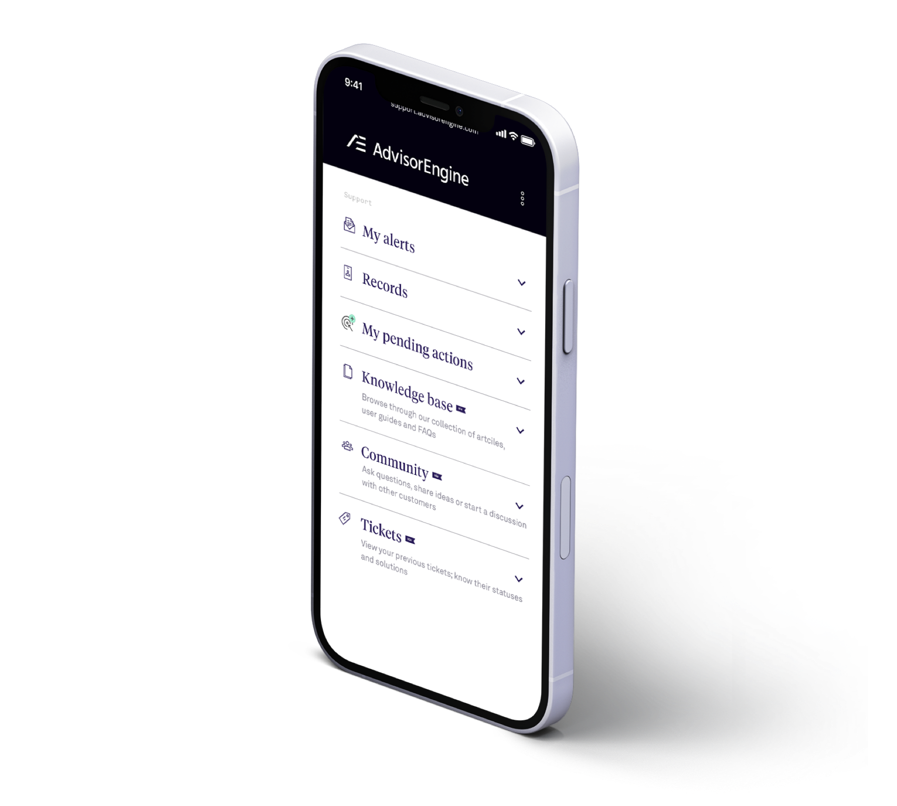 AdvisorEngine CRM Infrastructure Mobile